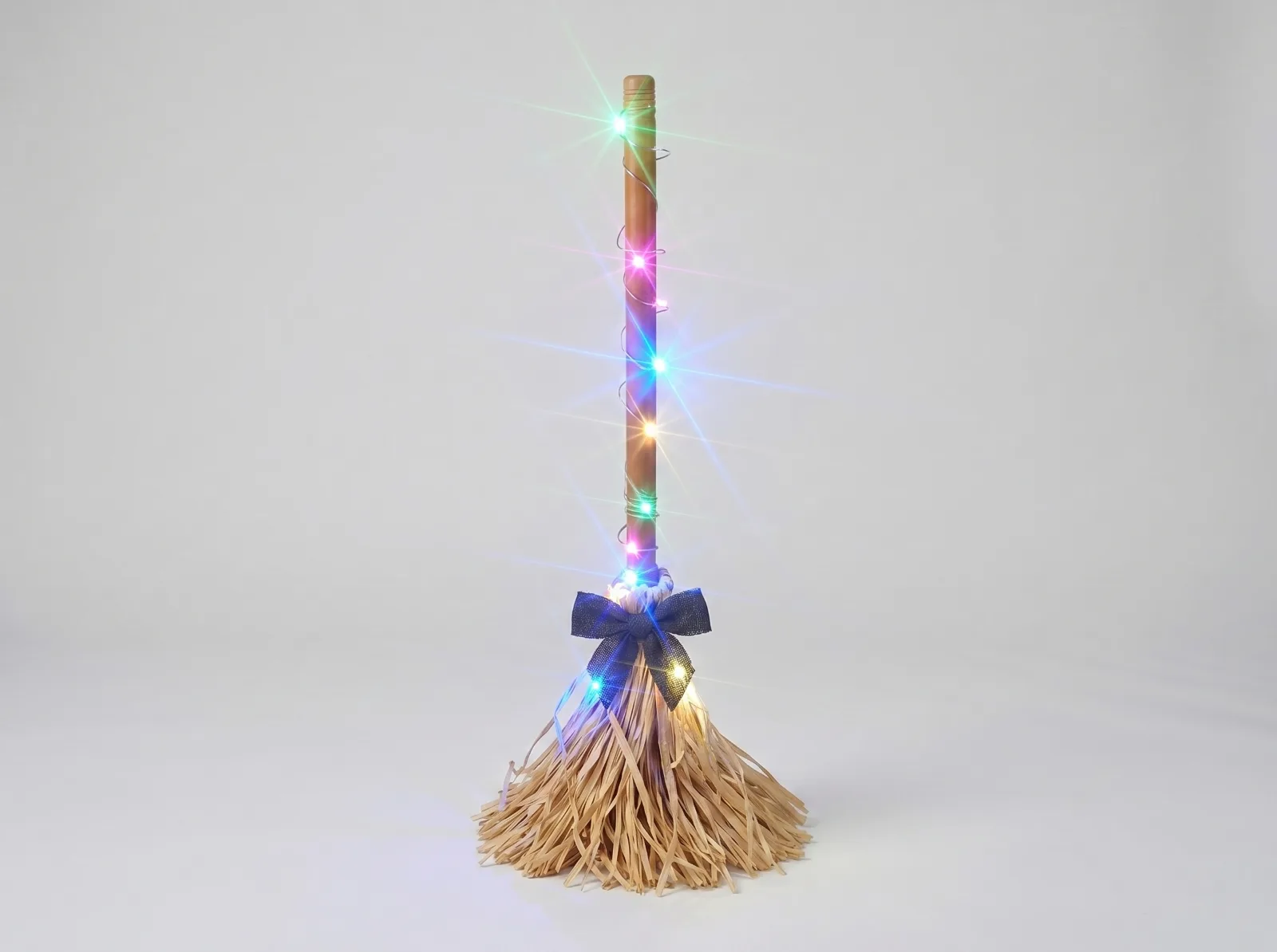 Animated Witch Broom with LED & Sound