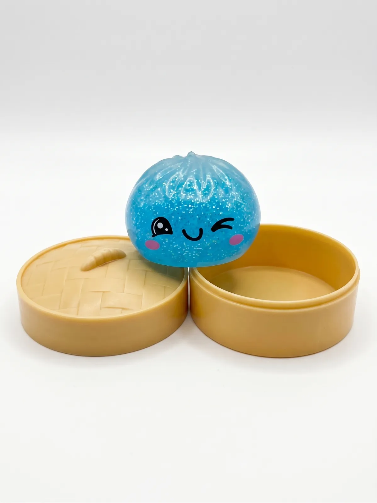 Cute Rainbow Glitter Bun-Shaped Slow-Rising Blind Box Toy 3