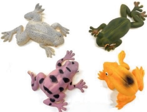 TPR  Spray-Painted  Frog