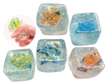 Transparent Fish Ice Cubes