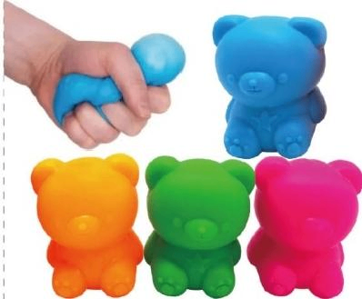 TPR Fruity Neon Squishy Bear