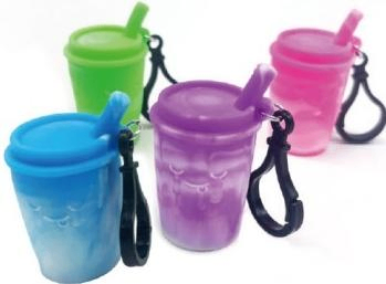 TPR Two-Color Milk Teacup